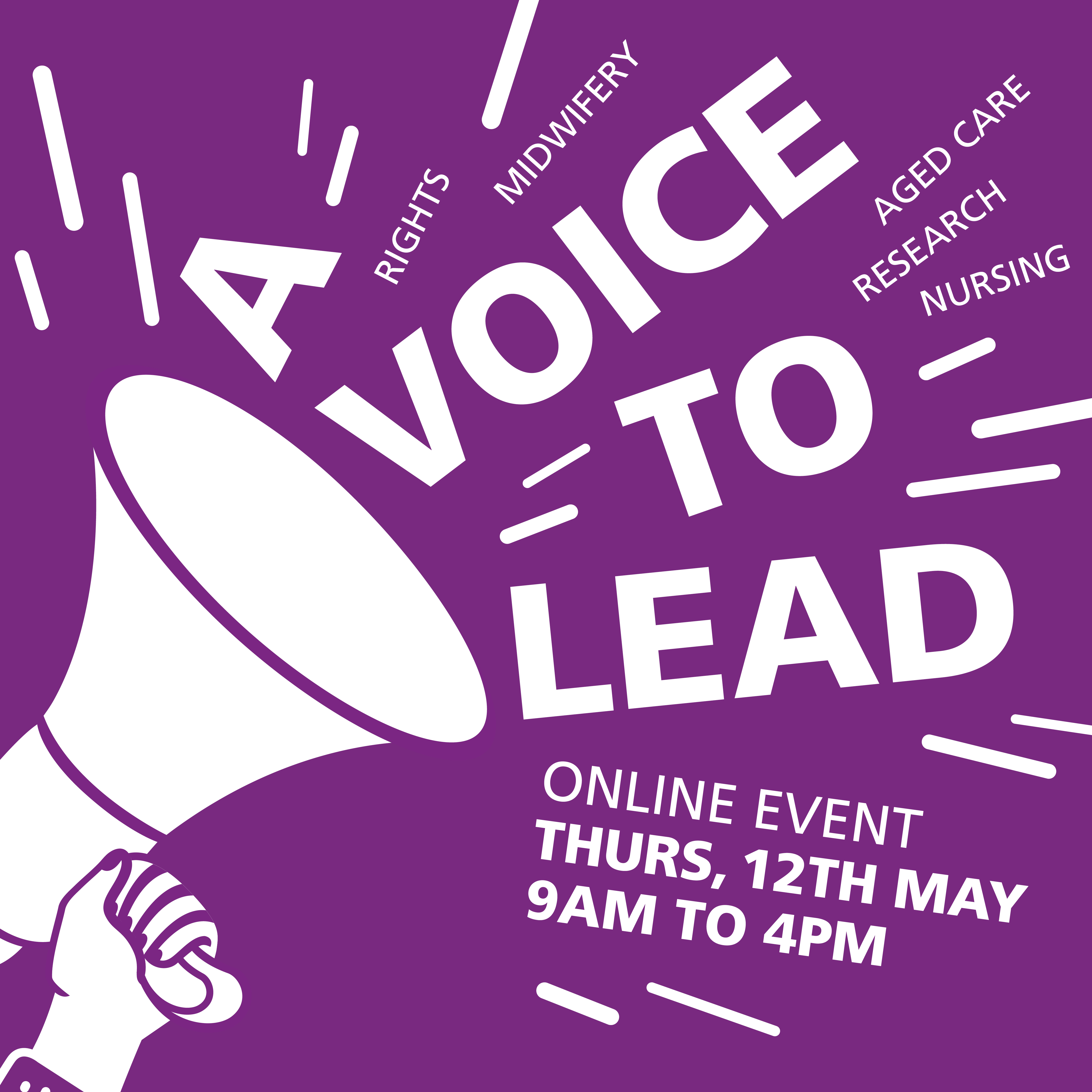 A Voice to Lead - Registrations now open